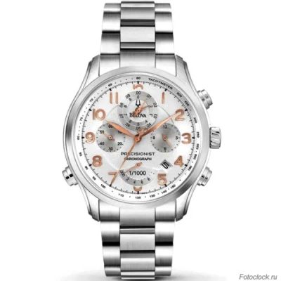 Лот: 21239859. Фото: 1. Наручные часы Bulova 96B182 Precisionist... Оригинальные наручные часы