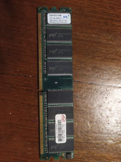 Лот: 19957765. Фото: 1. Оперативная память PQI DDR1 512MB... Оперативная память