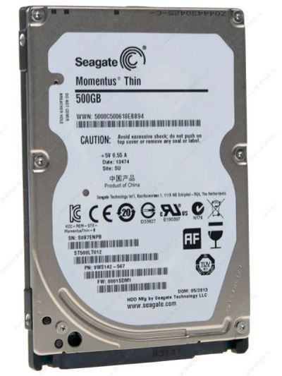 Лот: 4275321. Фото: 1. Жесткий диск Seagate 500Gb ST500LM012... Жёсткие диски