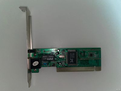 Лот: 18287385. Фото: 1. Сетевая карта PCI Acorp L-100S. Сетевые карты