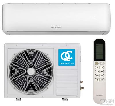 Лот: 17658055. Фото: 1. Инверторный кондиционер QuattroClima... Кондиционеры, сплит-системы