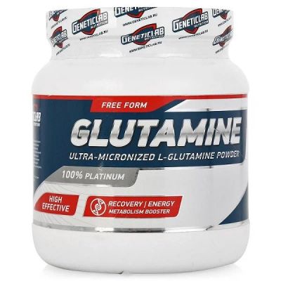 Лот: 10057520. Фото: 1. Glutamine powder 500 гр. Geneticlab... Спортивное питание, витамины