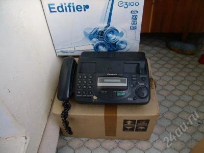 Лот: 450913. Фото: 1. Факс Panasonic KX-FT63 (термобумага... Факсы, автоответчики