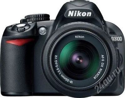 Лот: 1448322. Фото: 1. Продам Nikon D3100 с 18-55VR Очень... Цифровые зеркальные