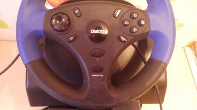 Лот: 6353660. Фото: 1. Руль Dialog GW-12VR USB. Рули, джойстики