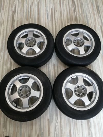 Лот: 17693747. Фото: 1. Диски на шинах Dunlop 5*100 и... Шины на дисках