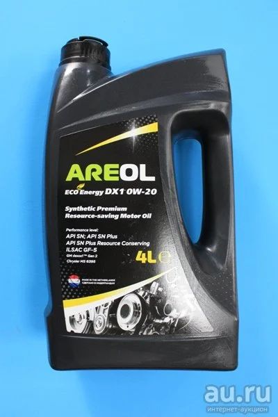 Лот: 18109424. Фото: 1. AREOL ECO Energy DX1 0W20 (4L... Масла, жидкости