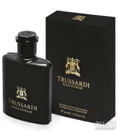 Лот: 11143810. Фото: 1. Trussardi men Black Extreme Туалетная... Мужская парфюмерия