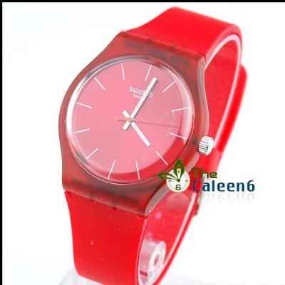Лот: 4038675. Фото: 1. Часы Swatch swiss красные. Другие наручные часы