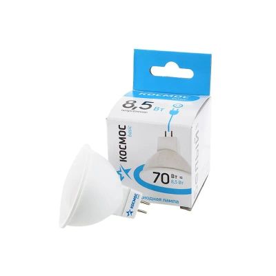 Лот: 21517176. Фото: 1. Лампа GU5.3 КОСМОС BASIC LED8... Лампочки
