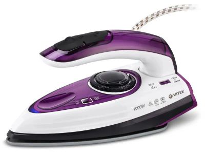 Лот: 25889311. Фото: 1. Дорожный утюг Vitek VT-8305 белый... Утюги, парогенераторы, отпариватели
