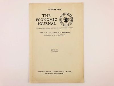 Лот: 23293331. Фото: 1. Оттиск статьи - Wages and The... Экономика