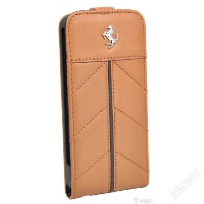 Лот: 2535959. Фото: 1. чехол ferrari для iphone 5 flip... Чехлы, бамперы