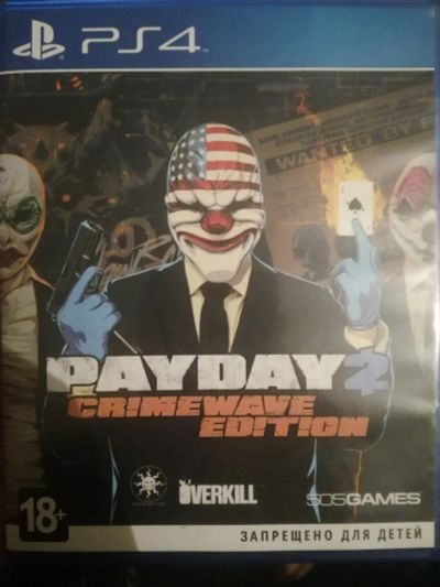 Лот: 10387443. Фото: 1. Payday 2 (ps4) продажа или обмен. Игры для консолей