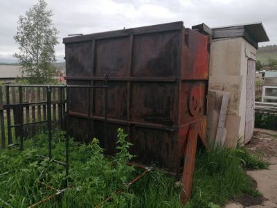 Лот: 16179236. Фото: 1. Срочно! Железный контейнер(бак... Баки, ёмкости