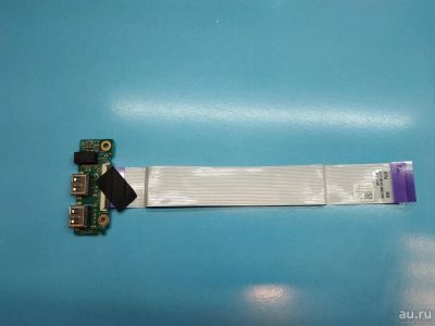 Лот: 18192093. Фото: 1. Б/У плата с разъёмами USB, Audio... Платы расширения, контроллеры, доп. порты