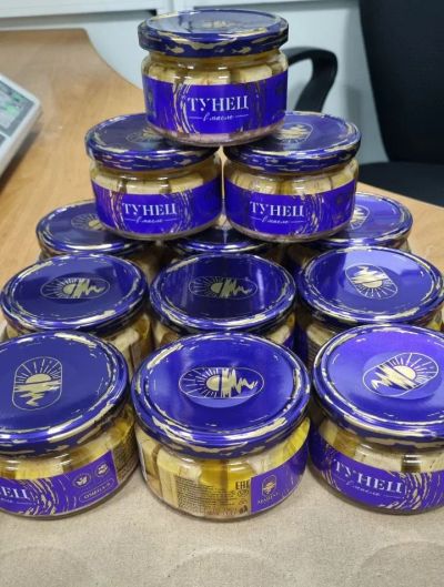 Лот: 22947414. Фото: 1. СТ/Б Тунец в масле 0,190 "За Родину... Икра, рыба, морепродукты