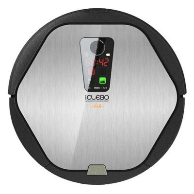 Лот: 25339811. Фото: 1. Робот-пылесос Iclebo Arte Silver... Пылесосы, паровые швабры