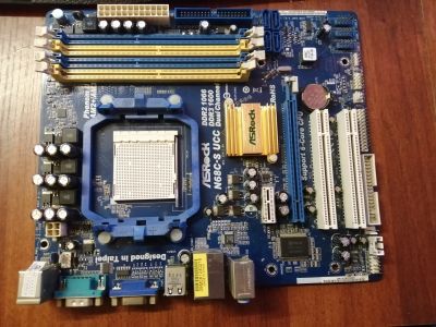 Лот: 18748690. Фото: 1. Материнская плата ASRock N68C-S... Материнские платы