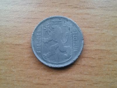 Лот: 5901015. Фото: 1. Бельгия цинк 1 франк. Европа