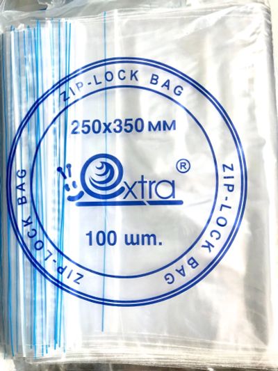 Лот: 5958228. Фото: 1. ⬜Пакеты Zip-Lock 25 х 35 см 100... Тара, упаковка