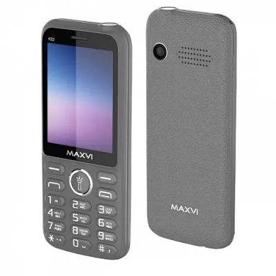 Лот: 20534615. Фото: 1. Мобильный телефон Maxvi K32 Gray... Смартфоны