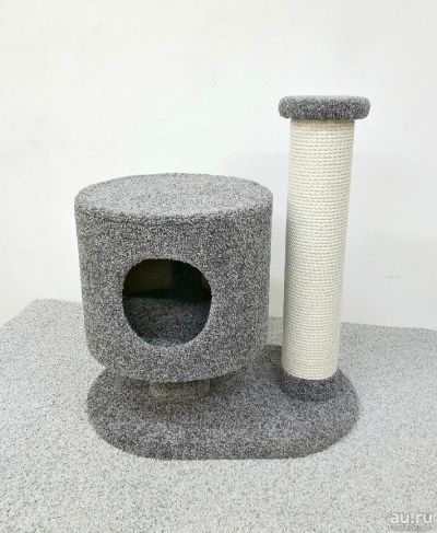 Лот: 7323930. Фото: 1. Домик для кошек - когтеточка... Домики, переноски, клетки, когтеточки