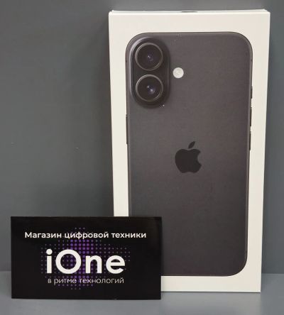 Лот: 24373065. Фото: 1. iPhone 16 128Gb Black (Новый). Смартфоны