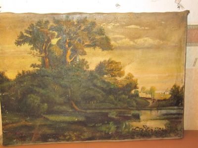 Лот: 3426195. Фото: 1. картина холст, масло. Картины, рисунки