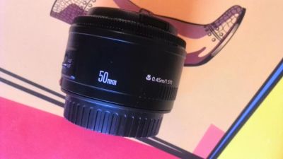 Лот: 4129233. Фото: 1. объектив canon 50 1.8 Новый!. Объективы