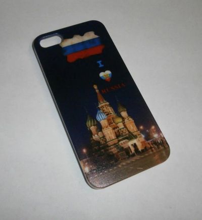 Лот: 5049908. Фото: 1. Накладка пластиковая "I love Russia... Чехлы, бамперы