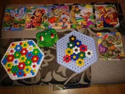 Лот: 11589163. Фото: 1. Игрушки для малышей. Мозаика... Развивающие