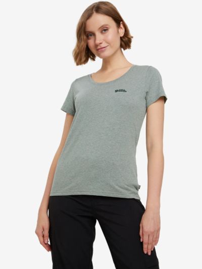 Лот: 22447454. Фото: 1. Футболка женская Fjallraven, Зеленый. Другое (спортивная одежда)