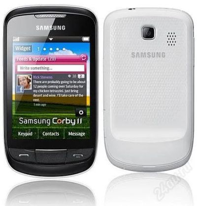 Лот: 1875467. Фото: 1. Samsung Corby II S3850. Кнопочные мобильные телефоны