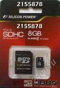 Лот: 962217. Фото: 1. Карта памяти Silicon Power MicroSd... Карты памяти