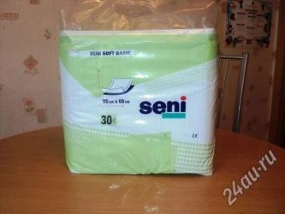 Лот: 4087622. Фото: 1. Пеленки SENI SOFT BASIC размер... Другое (красота и здоровье)