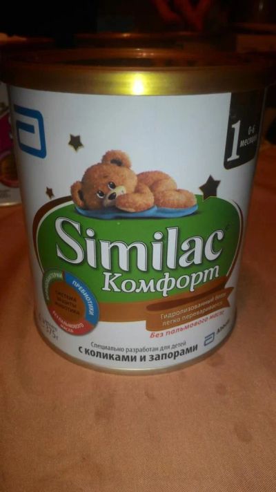 Лот: 8043848. Фото: 1. Смесь молочная Similac Комфорт... Детское питание