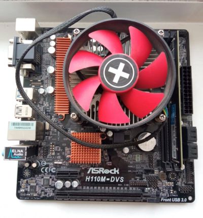 Лот: 19922014. Фото: 1. Комплект ASRock H110M-DVS R3.0... Комплекты запчастей