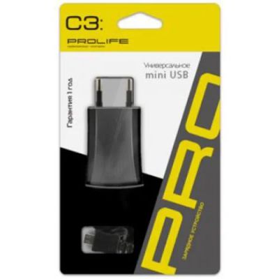 Лот: 3413421. Фото: 1. miniUSB: СЗУ Prolife. Зарядные устройства, блоки питания, адаптеры сетевые для смартфонов