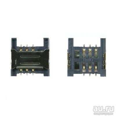 Лот: 13409123. Фото: 1. Коннектор SIM Micromax Q346/Q341... Другое (запчасти, оборудование)