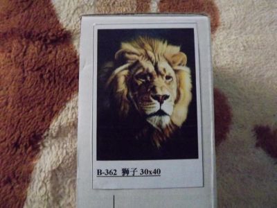 Лот: 7716283. Фото: 1. Алмазная вышивка,мозаика. Лев. Вышивание