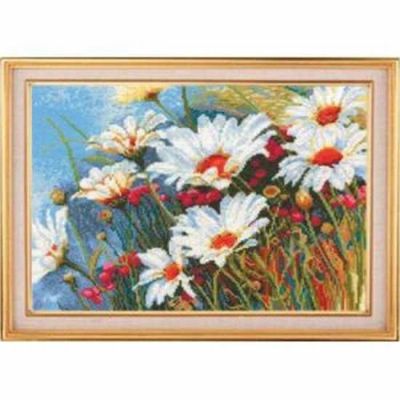 Лот: 5273560. Фото: 1. Ромашковое поле. Набор для вышивки... Вышивание