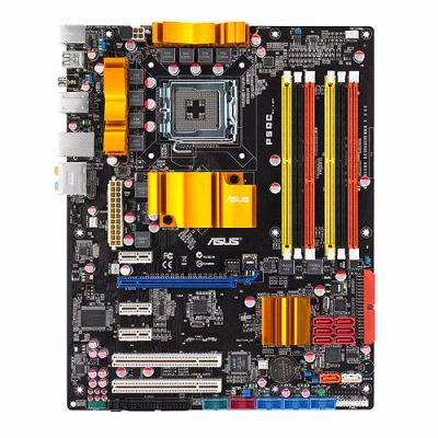 Лот: 9121455. Фото: 1. Asus p5QC + E8400. Материнские платы