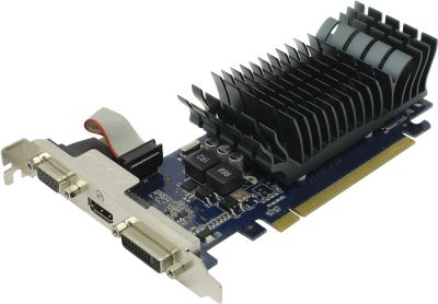 Лот: 17076879. Фото: 1. Asus GeForce GT 210 Silent 1GB... Видеокарты