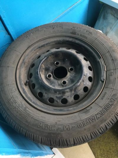 Лот: 11497455. Фото: 1. 4 всесезонных колеса 175-70-13... Шины на дисках