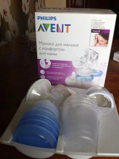 Лот: 6178084. Фото: 1. Молокоотсос AVENT +в подарок круг... Всё для кормления