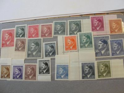 Лот: 4369586. Фото: 1. Марки Гитлер Третий Рейх, 22 шт. Марки