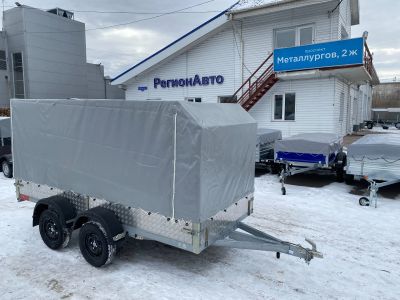 Лот: 25064183. Фото: 1. Прицеп alaska фермер 3.5 2х осный... Прицепы, полуприцепы