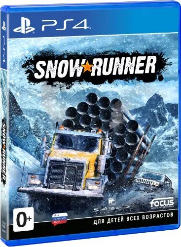 Лот: 24455546. Фото: 1. Игра для PS4 Focus Home SnowRunner... Игры для консолей