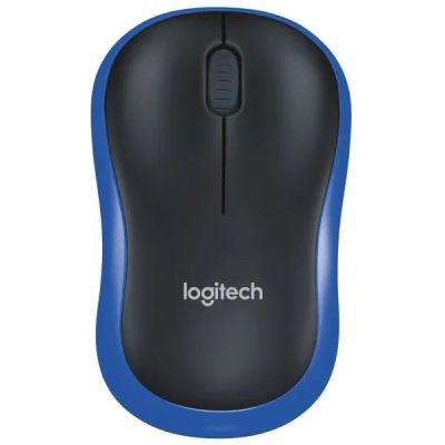 Лот: 25743061. Фото: 1. Мышь Logitech M185 Black/Blue... Клавиатуры и мыши